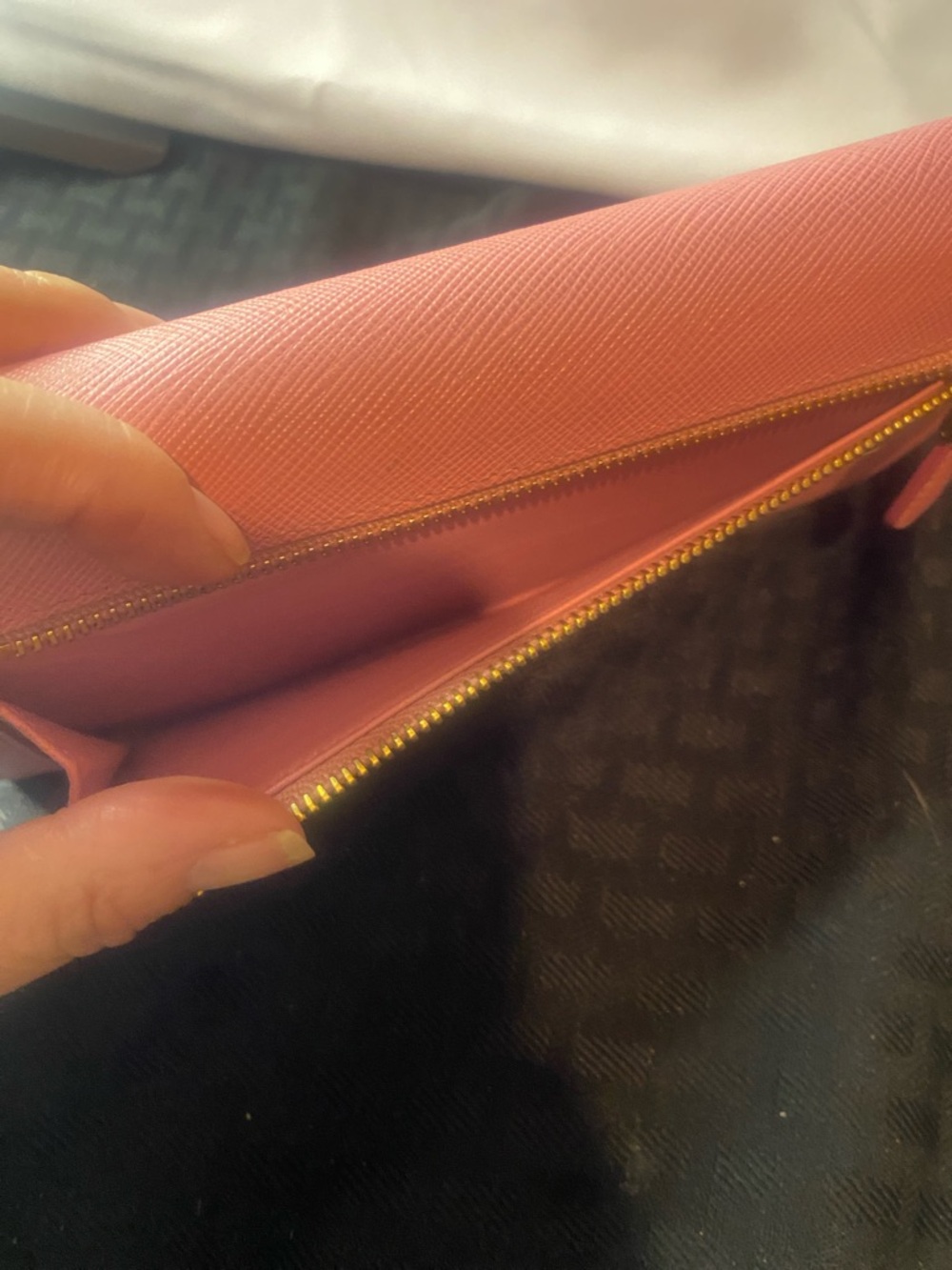 Prada Pink long wallet w/ ID card holder see pics - Picture 11 of 12